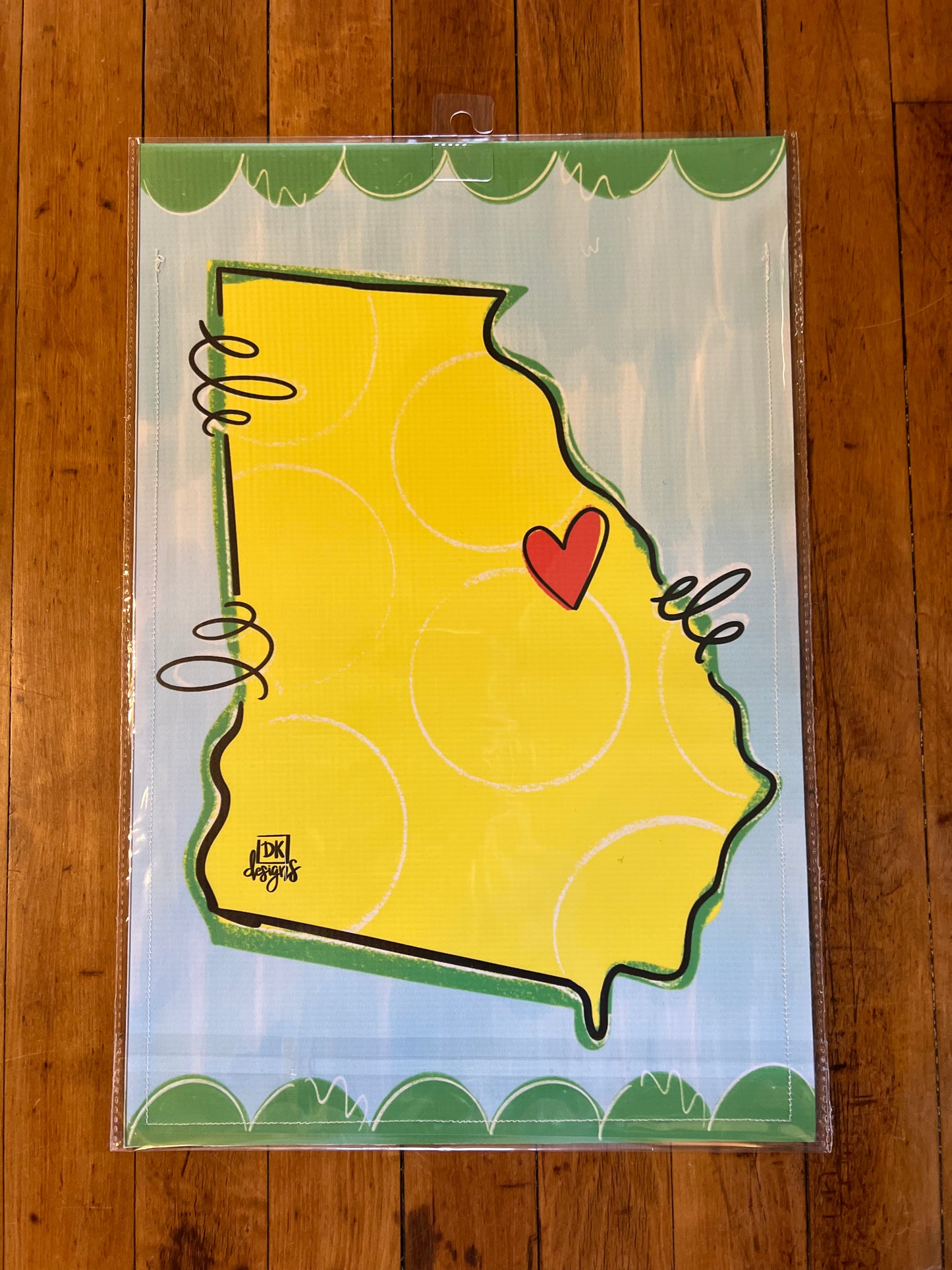 Georgia Golf Glam Garden Flag