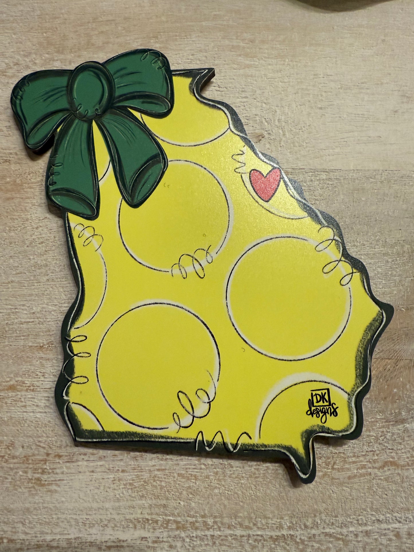 Georgia Shaped Golf Mini