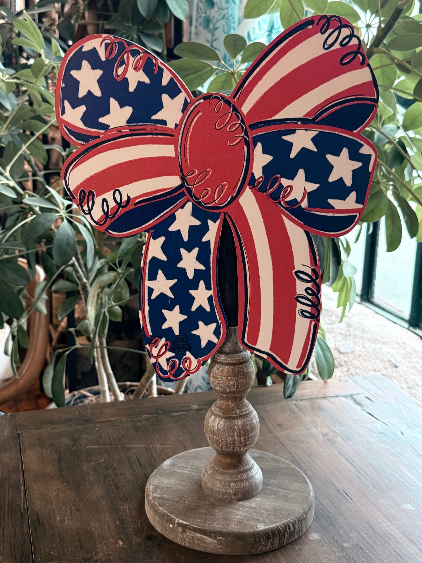 Stars & Stripes Bow Topper