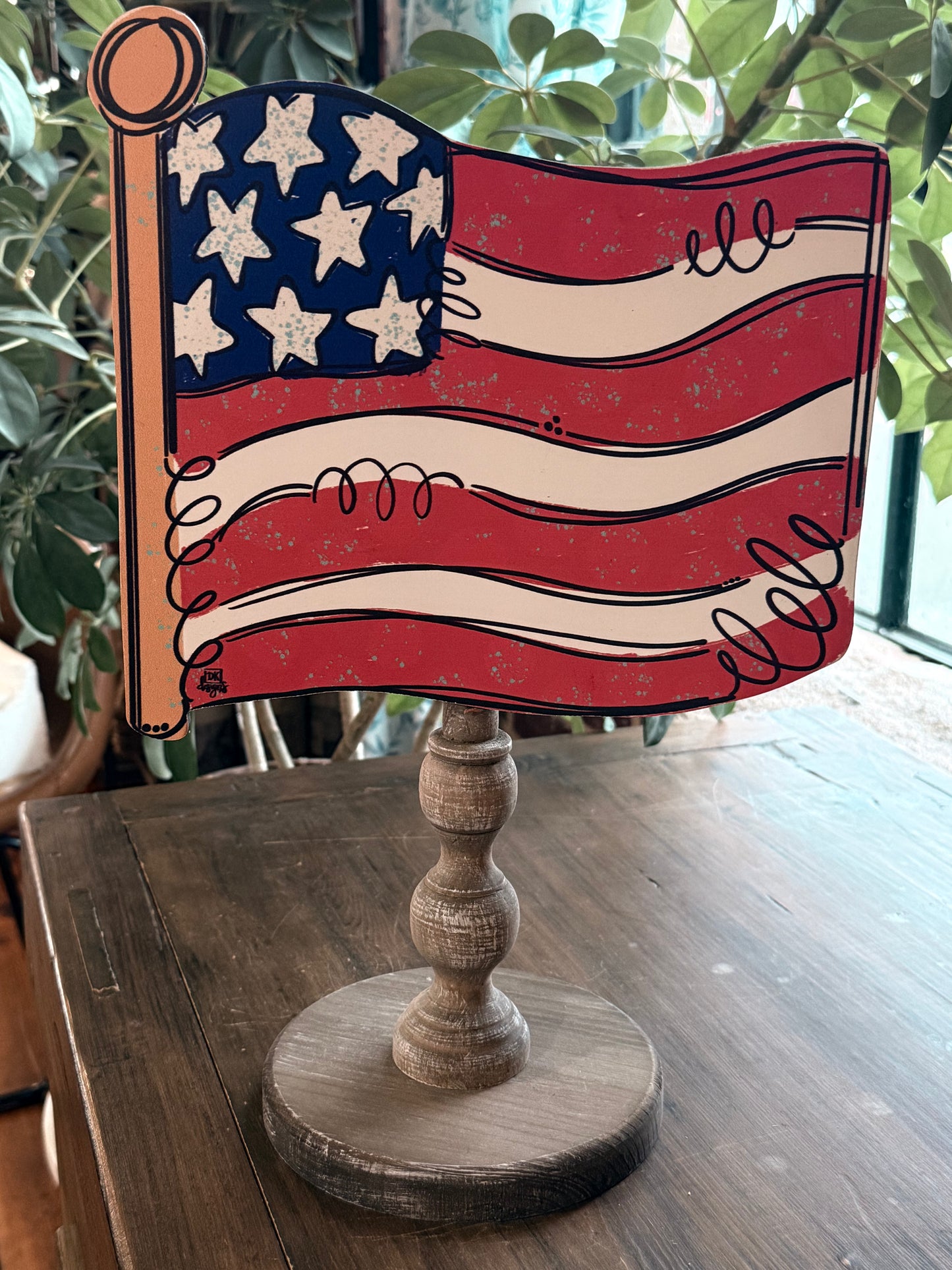 Flag with Pole Topper