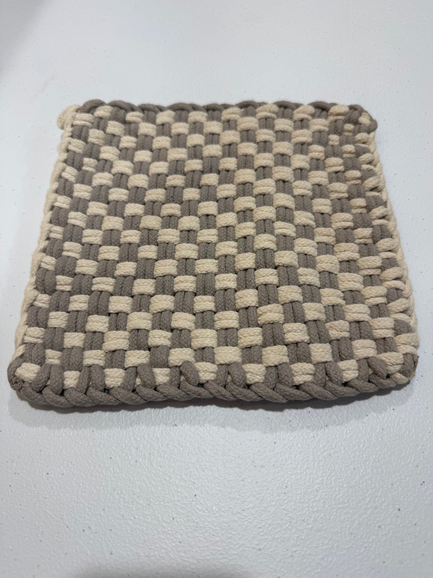 Autumn Check Potholder