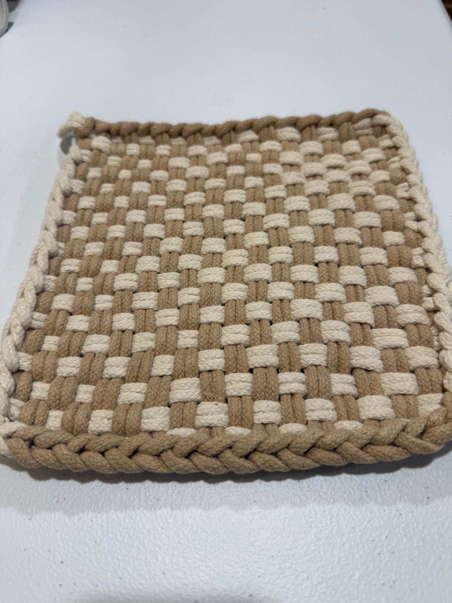 Autumn Check Potholder