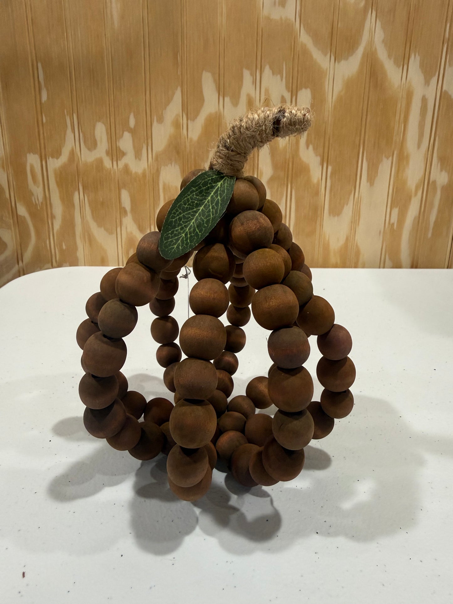 Beaded Pumpkin Figurine