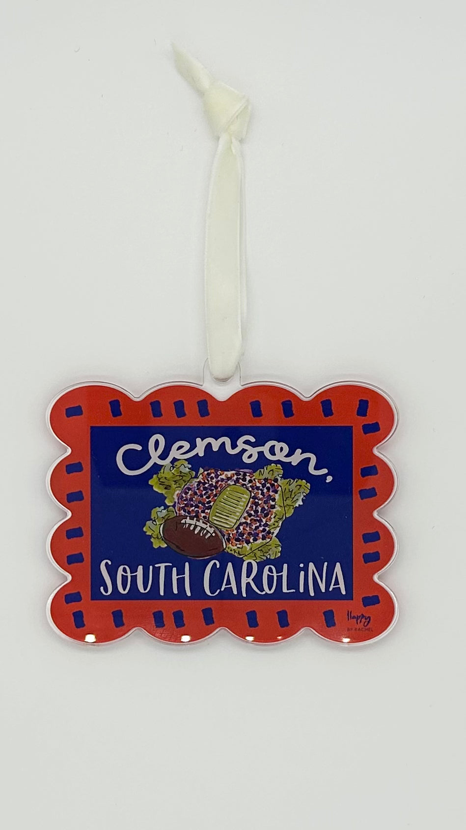 Clemson Acrylic Stadium Ornament