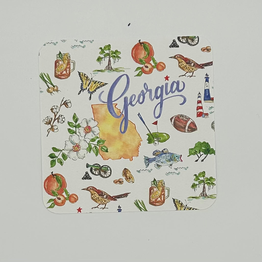 Georgia Icon Paper Coaster