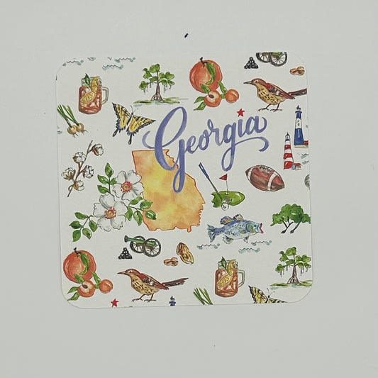 Georgia Icon Paper Coaster