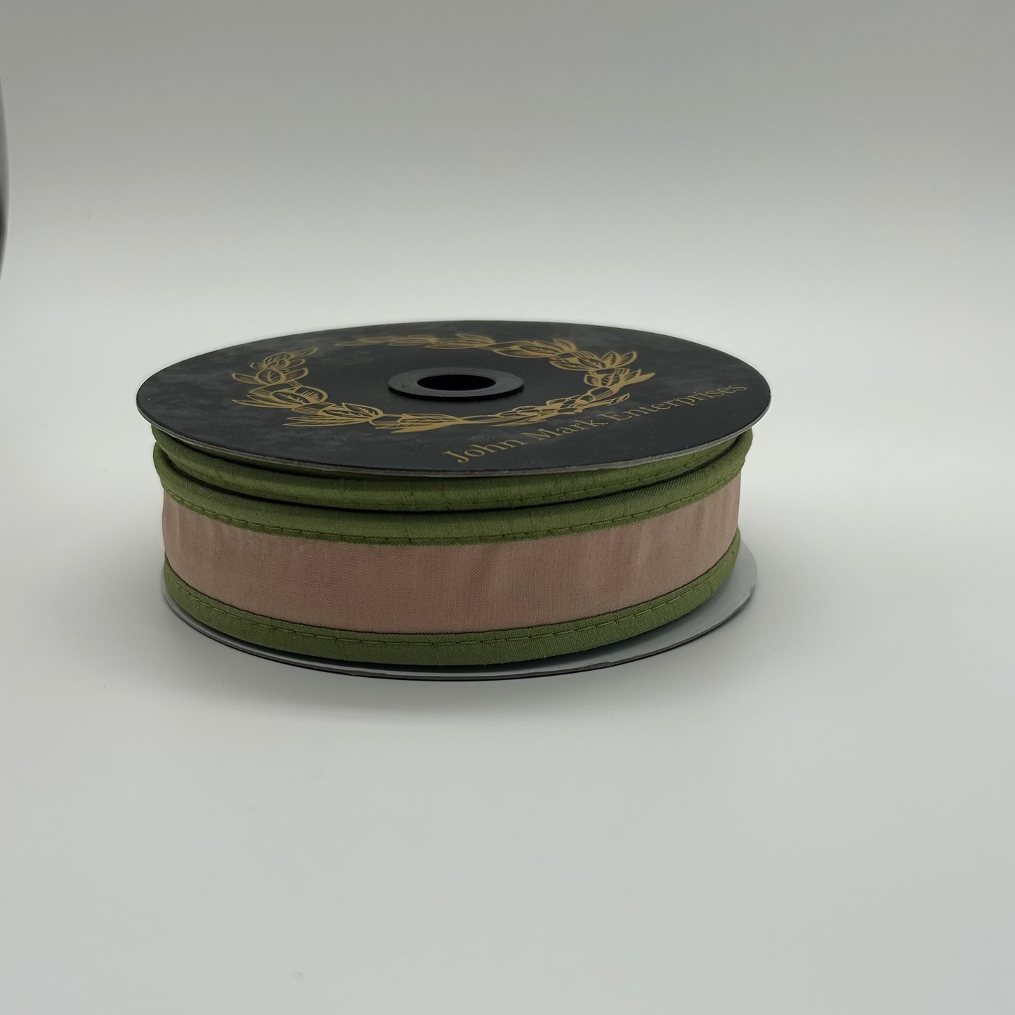 Taffeta Double Dupioni Piping - Pink & Green