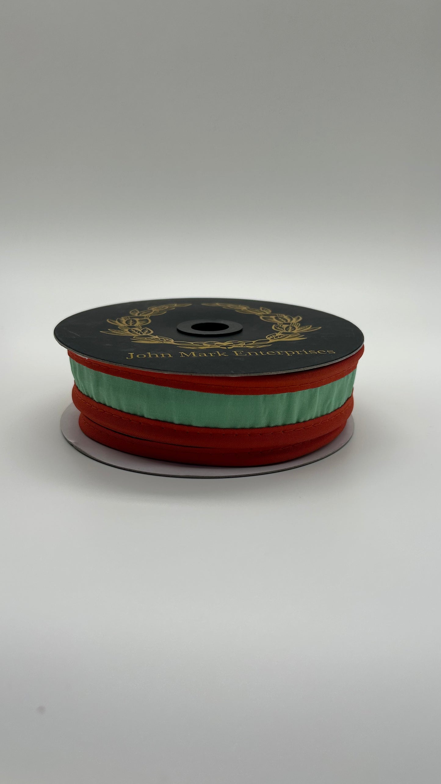 Taffeta Double Dupioni Piping, Mint & Orange
