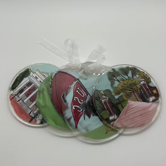 University of South Carolina Ornament Set of 4