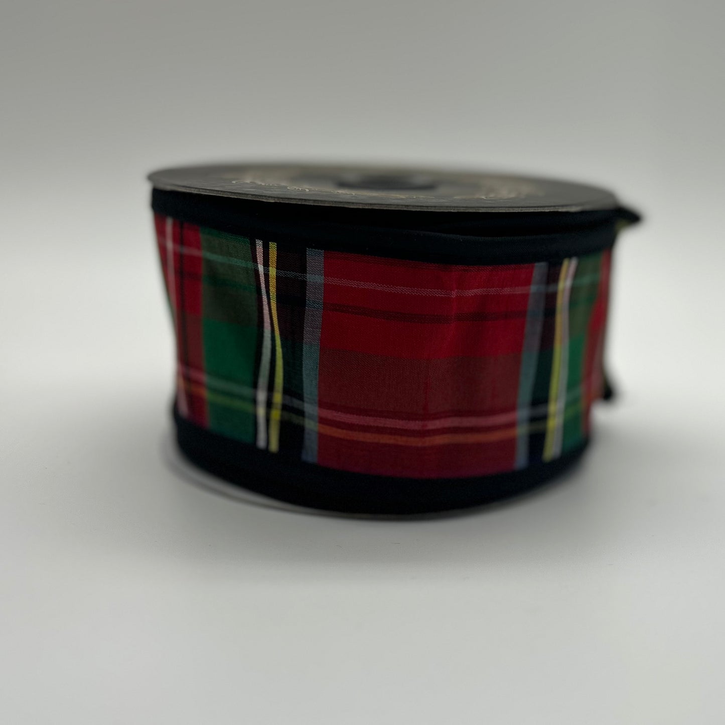 Royal Stewart Plaid Fused Dupioni Olive