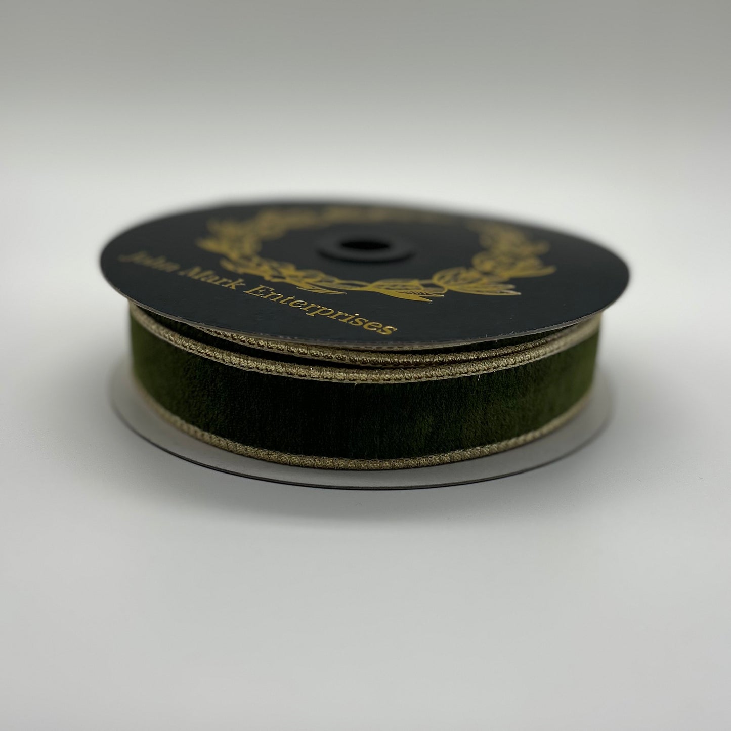 Velvet Metallic Dupioni Fused Dark Green