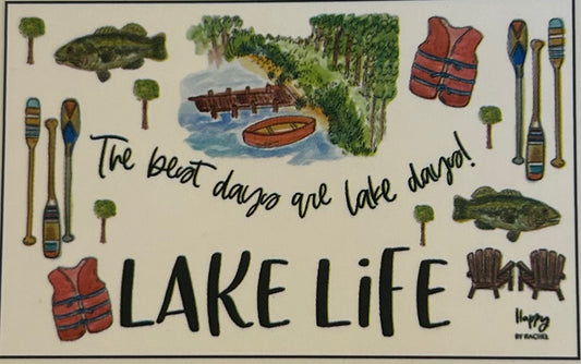 "Lake Days" Fleece Blanket