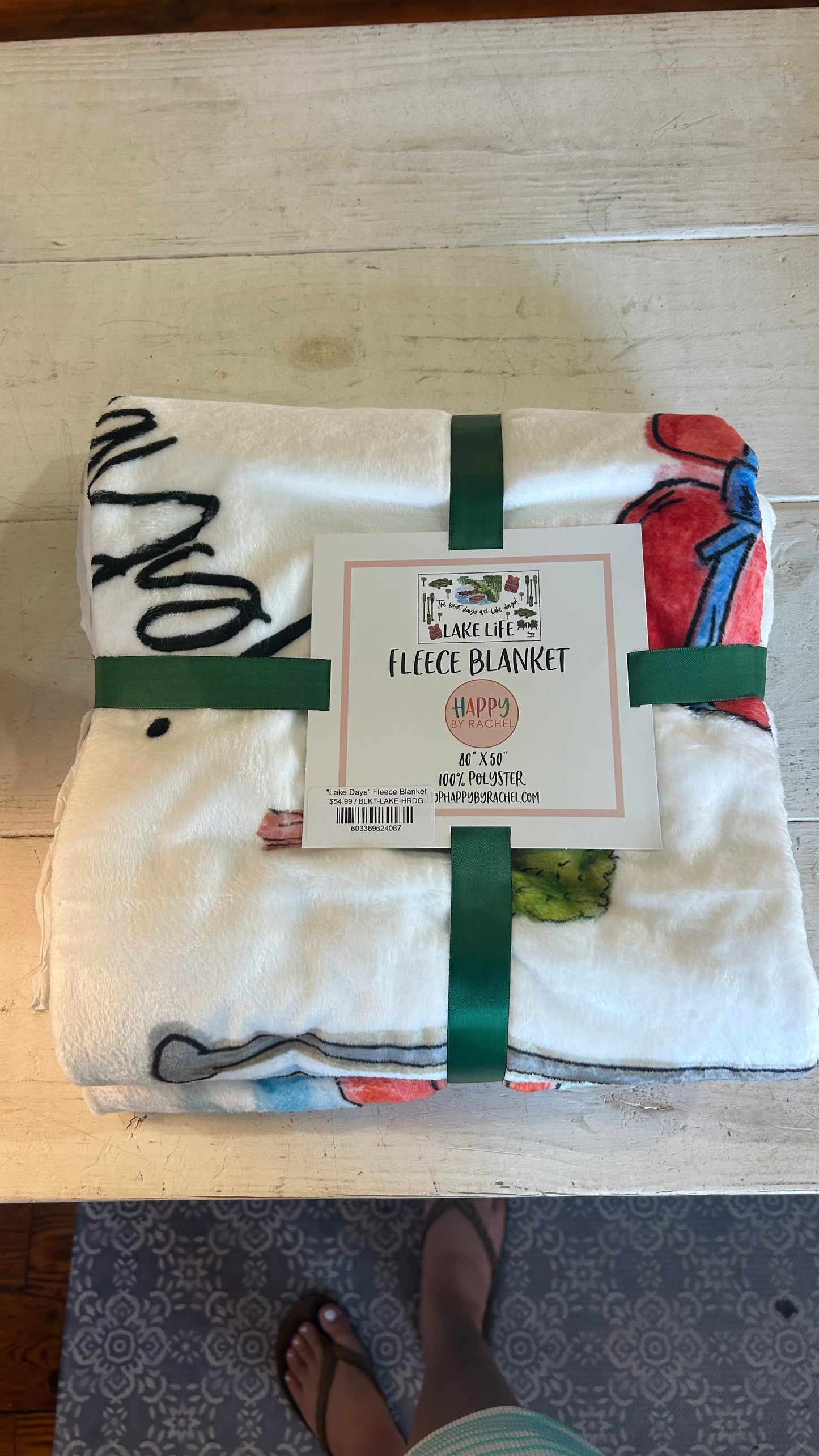 "Lake Days" Fleece Blanket