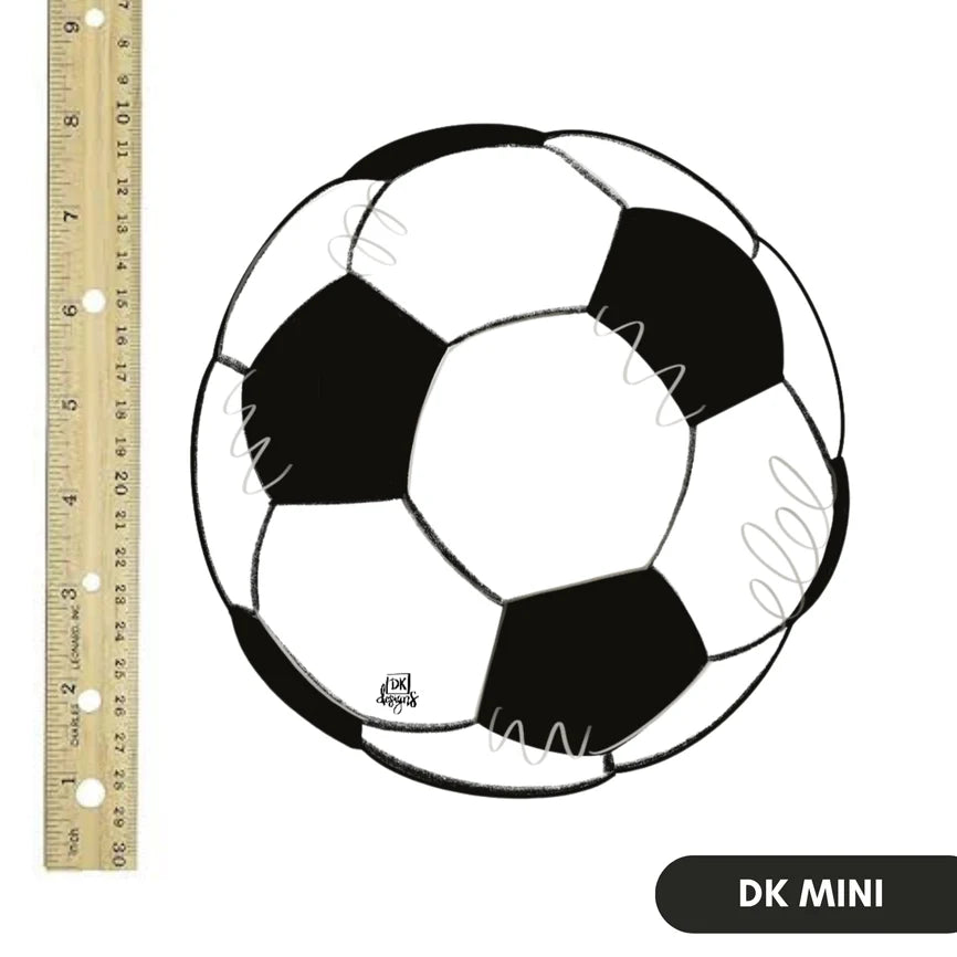 Soccer Ball Wood Mini