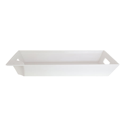 Rectangular Pinstripe Melamine Tray