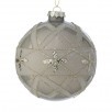 Glass Beaded Floret Mesh Ball Ornament