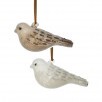 Glass Bird Hanging Ornament