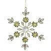 Cristal Jeweled Snowflake Ornament