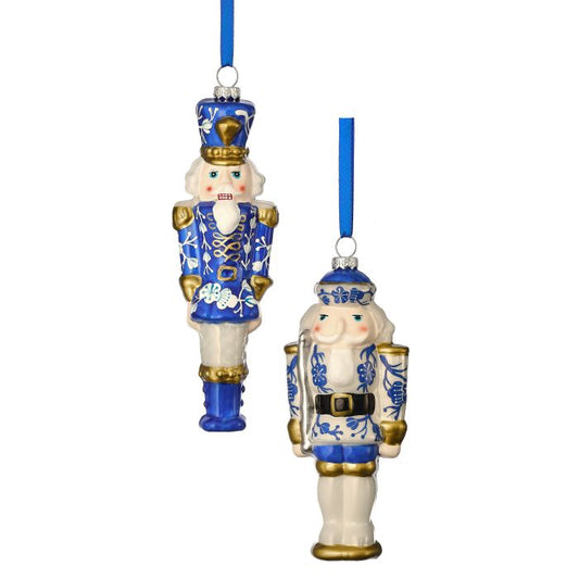 Glass Toy Soldier Ornament