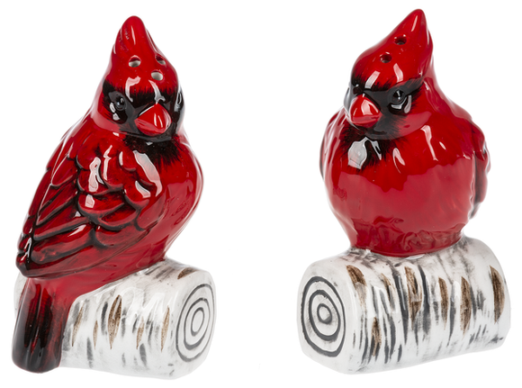 Cardinal Salt and Pepper Shaker