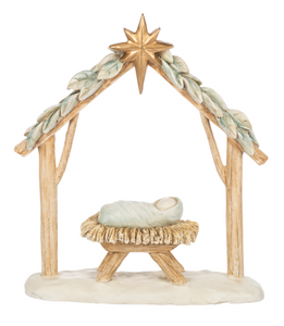 Baby Jesus in Manger Figurine