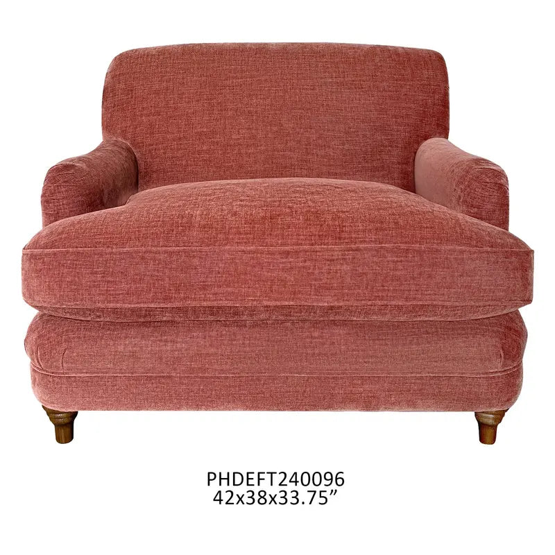 Charleston Chair in Rosewood Vintage Velvet