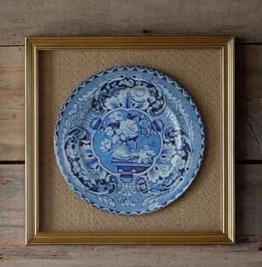 Blue & White Framed Plates