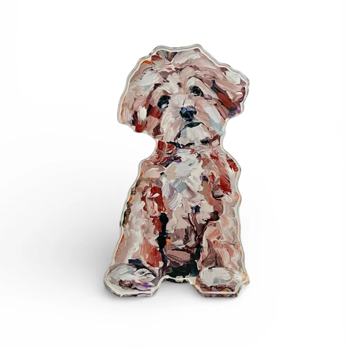 Maltipoo Apricot Acrylic Mini