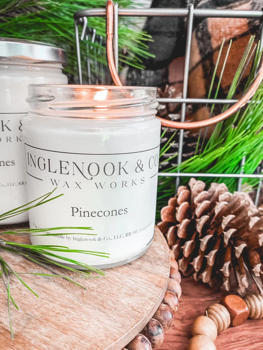 Pinecone Scented Soy Candle