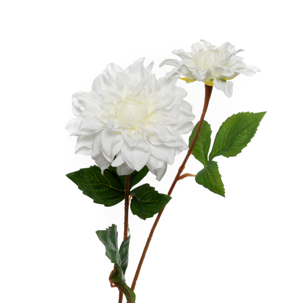 Real Touch Dahlia - White