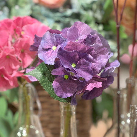Real Touch Hydrangea Stem