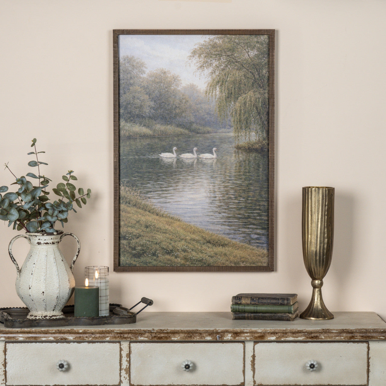 Serene Swans Artwork
