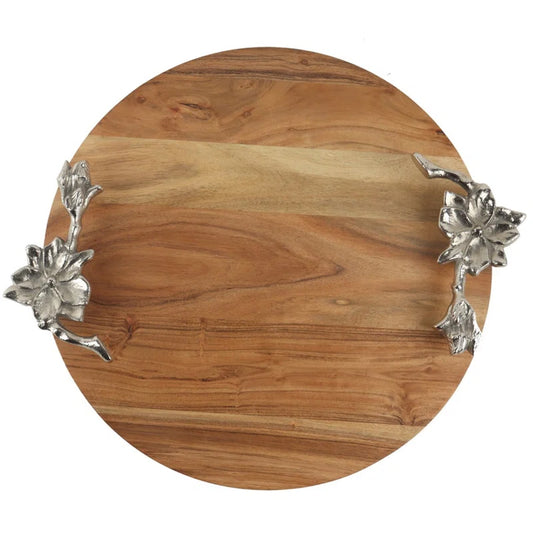 Magnolia  Round Serving Tray
