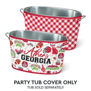 Tailgates in Athens Party Tub Cover