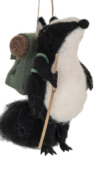 Wool Felt Forest Animal Ornament