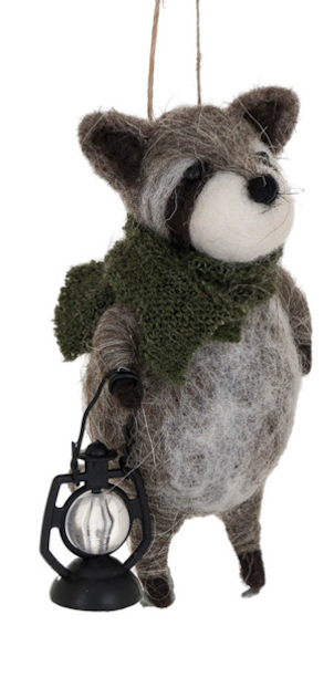 Wool Felt Forest Animal Ornament