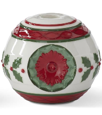 Ceramic Ornament Taper Candleholders