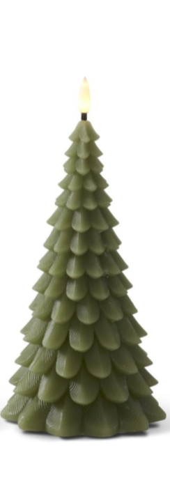 Christmas Tree Candles with Timers