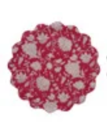 Scalloped Placemat with Pattern