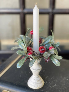 Crystalline Mistleberry Candle Ring