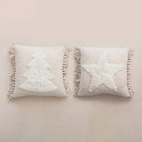 Blend Punch Hook Pillow with Tassels, 2 Styles