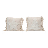 Blend Punch Hook Pillow with Tassels, 2 Styles