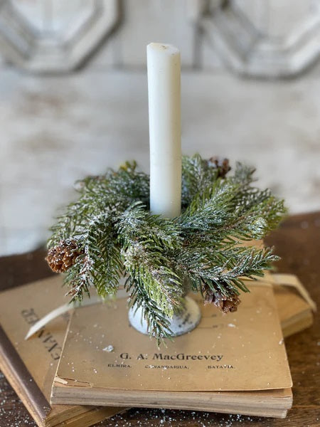 Frosted White Spruce Floral Collection