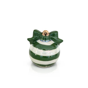 "Deck The Hall" Green Ornament Mini