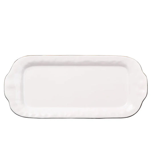 Cantaria White Rectangle Tray