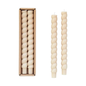 Unscented Twisted Taper Candle