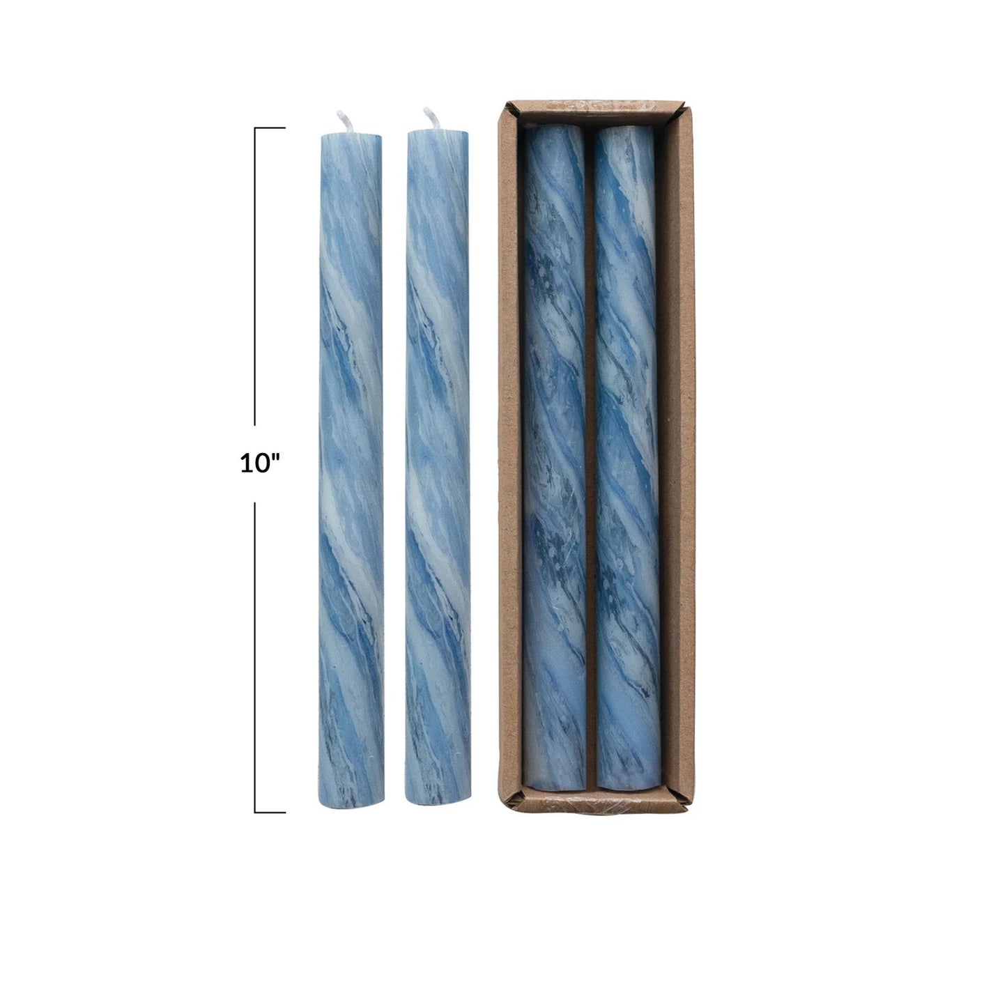 Unscented Taper Candles, Box Set of Two