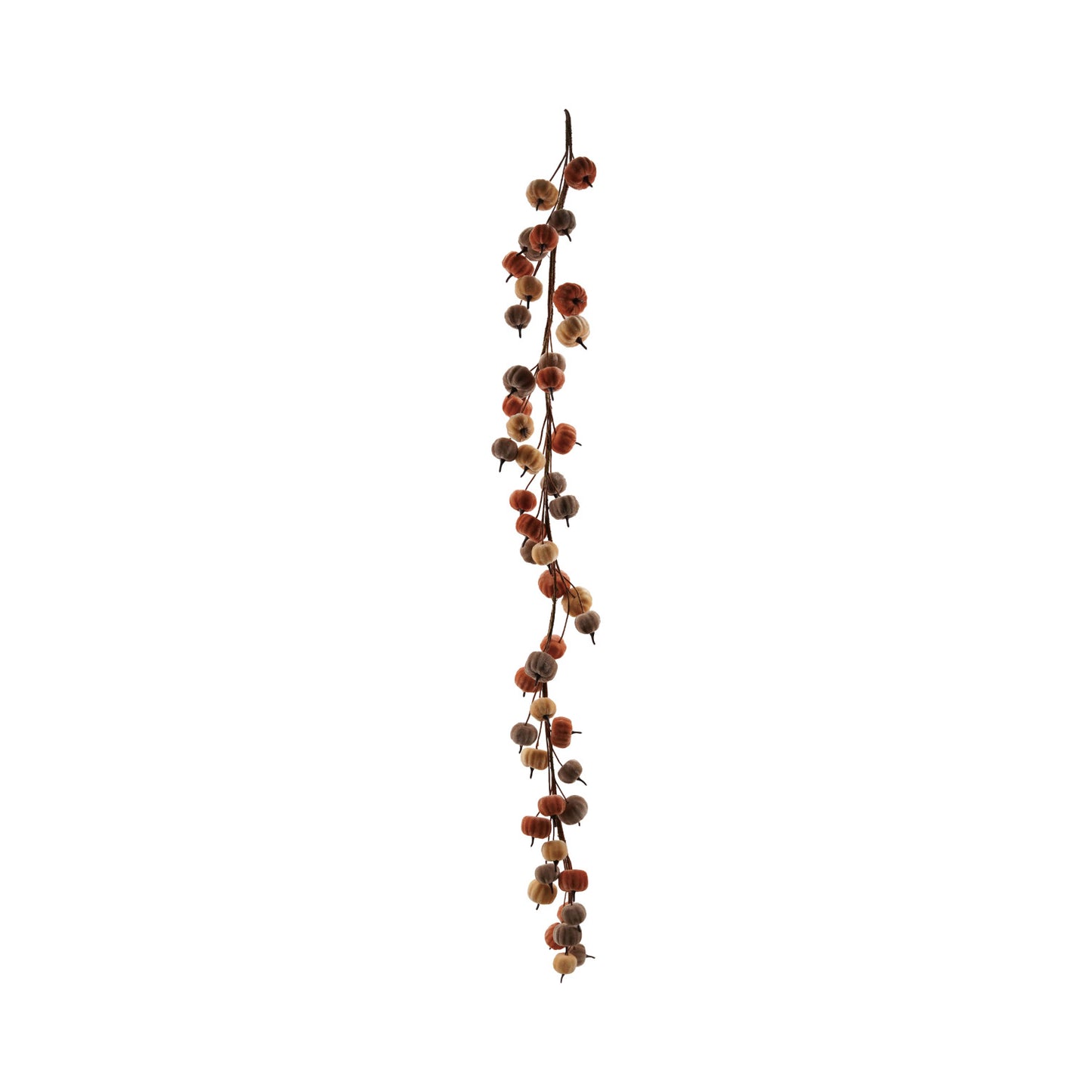Velvet Pumpkin Garland