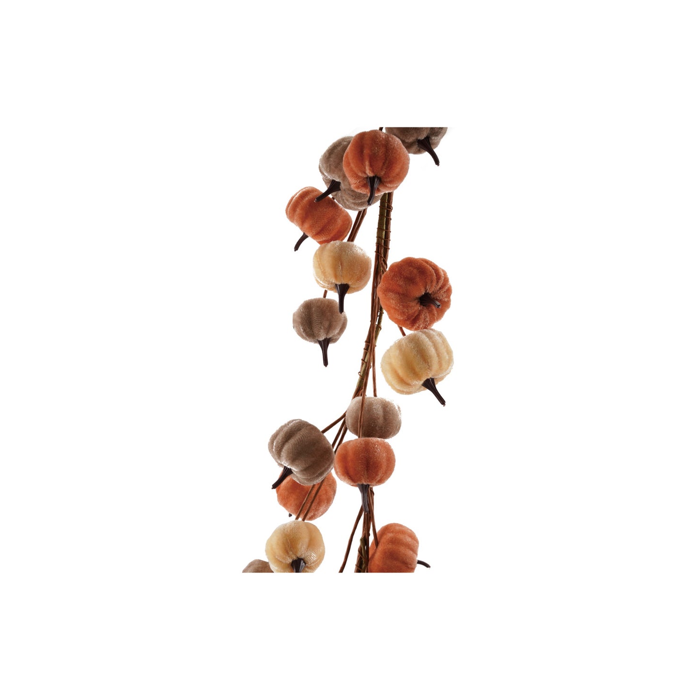 Velvet Pumpkin Garland