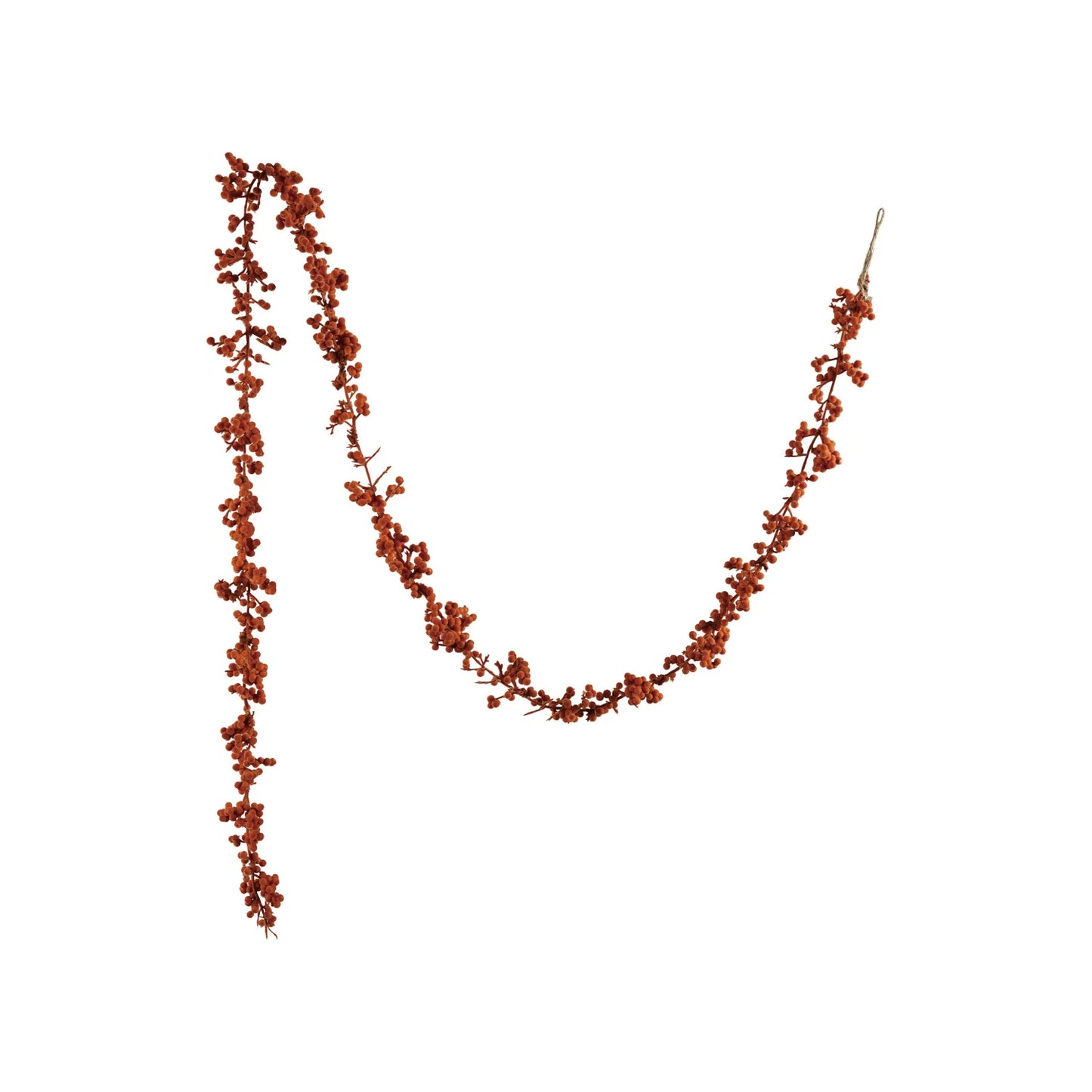Flocked Foam Ball Garland
